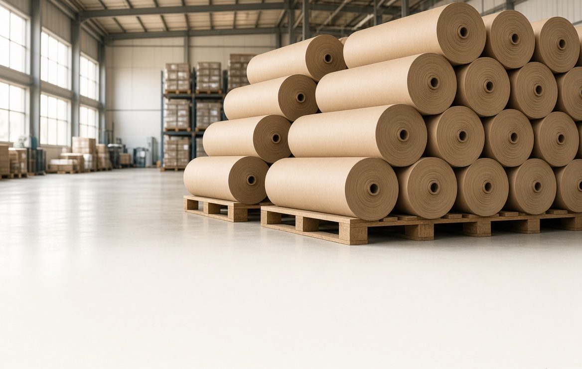 Kraft paper rolls for Canadian specialty paper supply